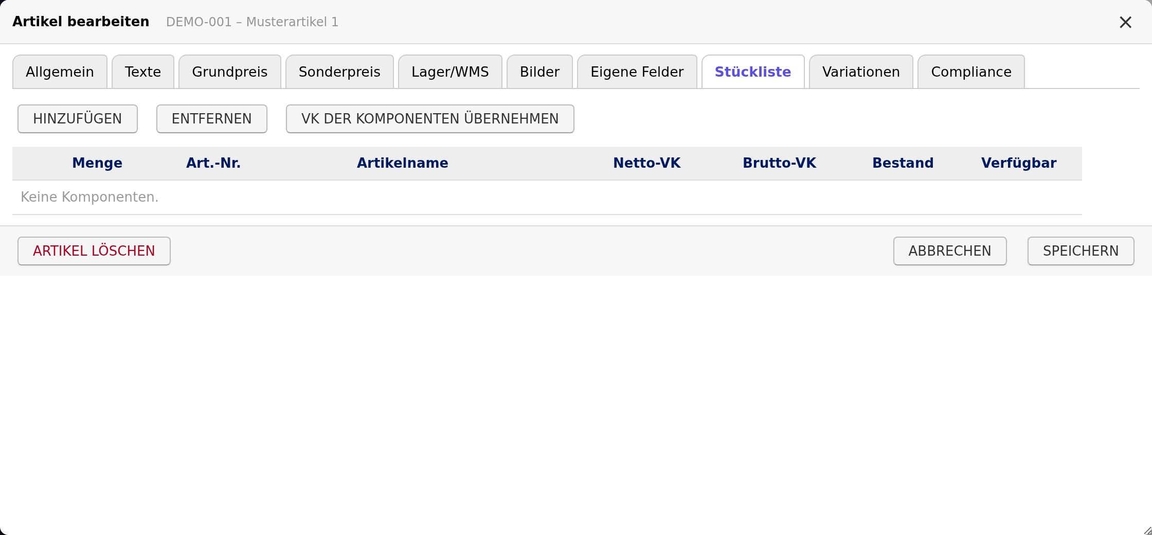 artikel-stueckliste