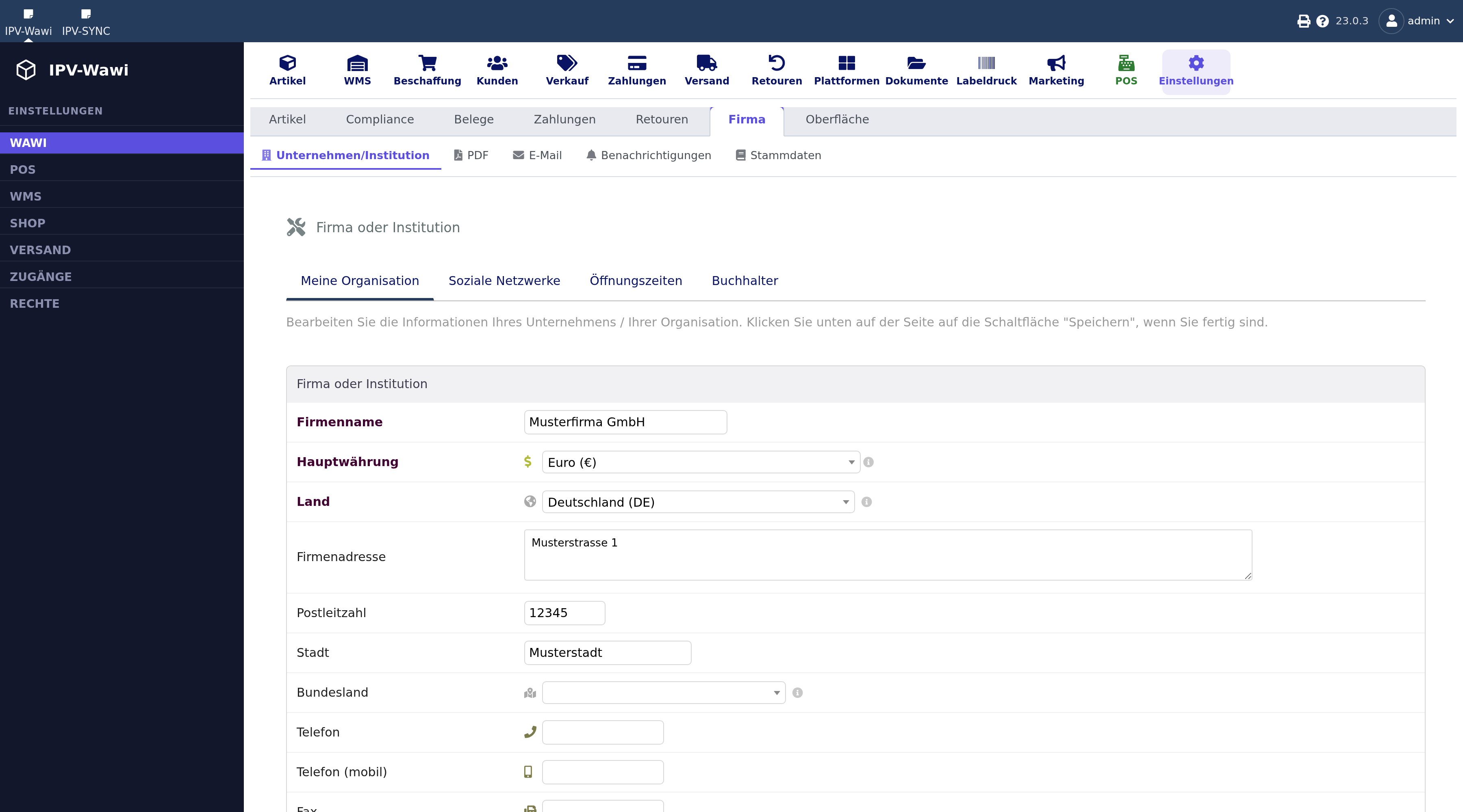 einst-dolibarr-company