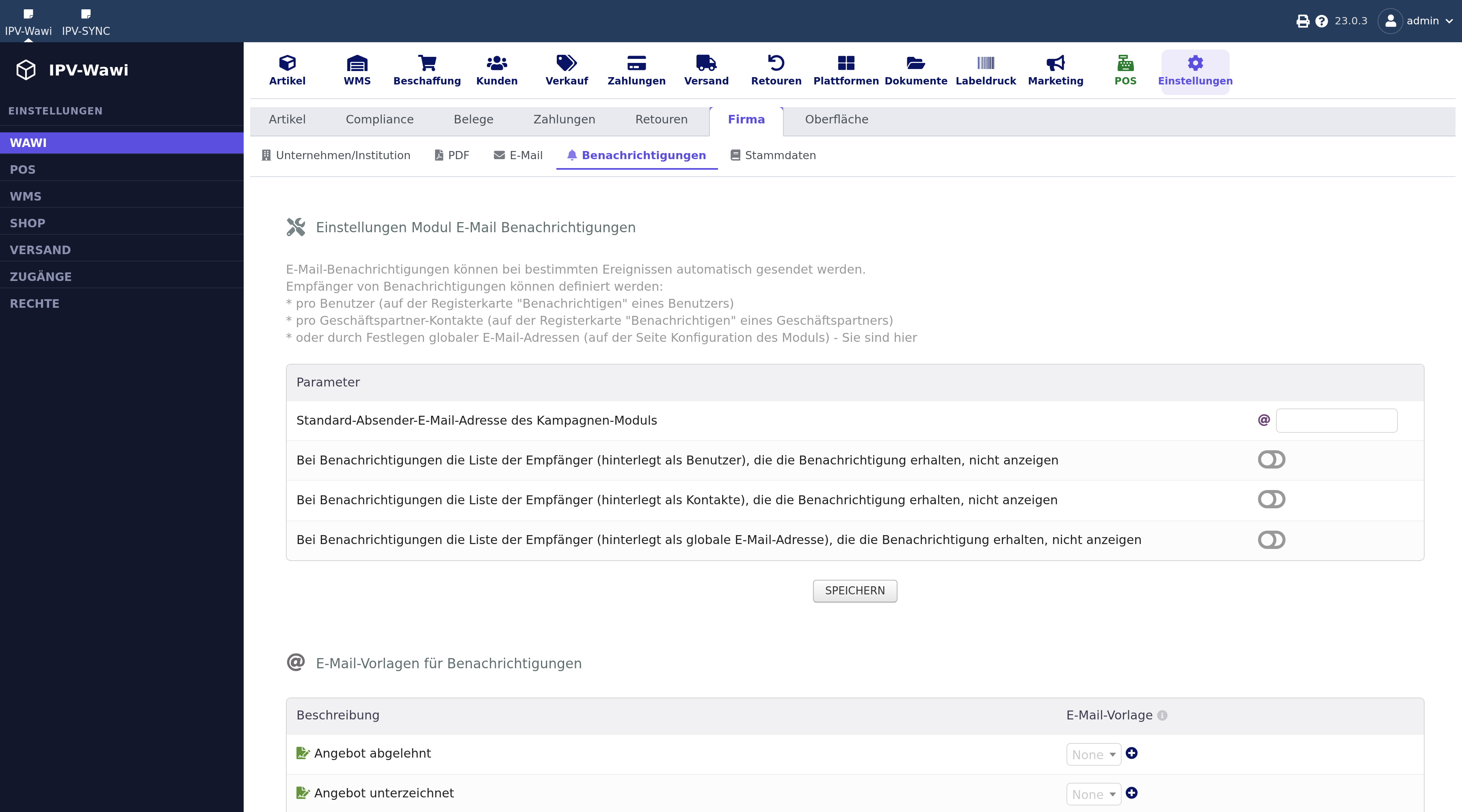 einst-dolibarr-notification