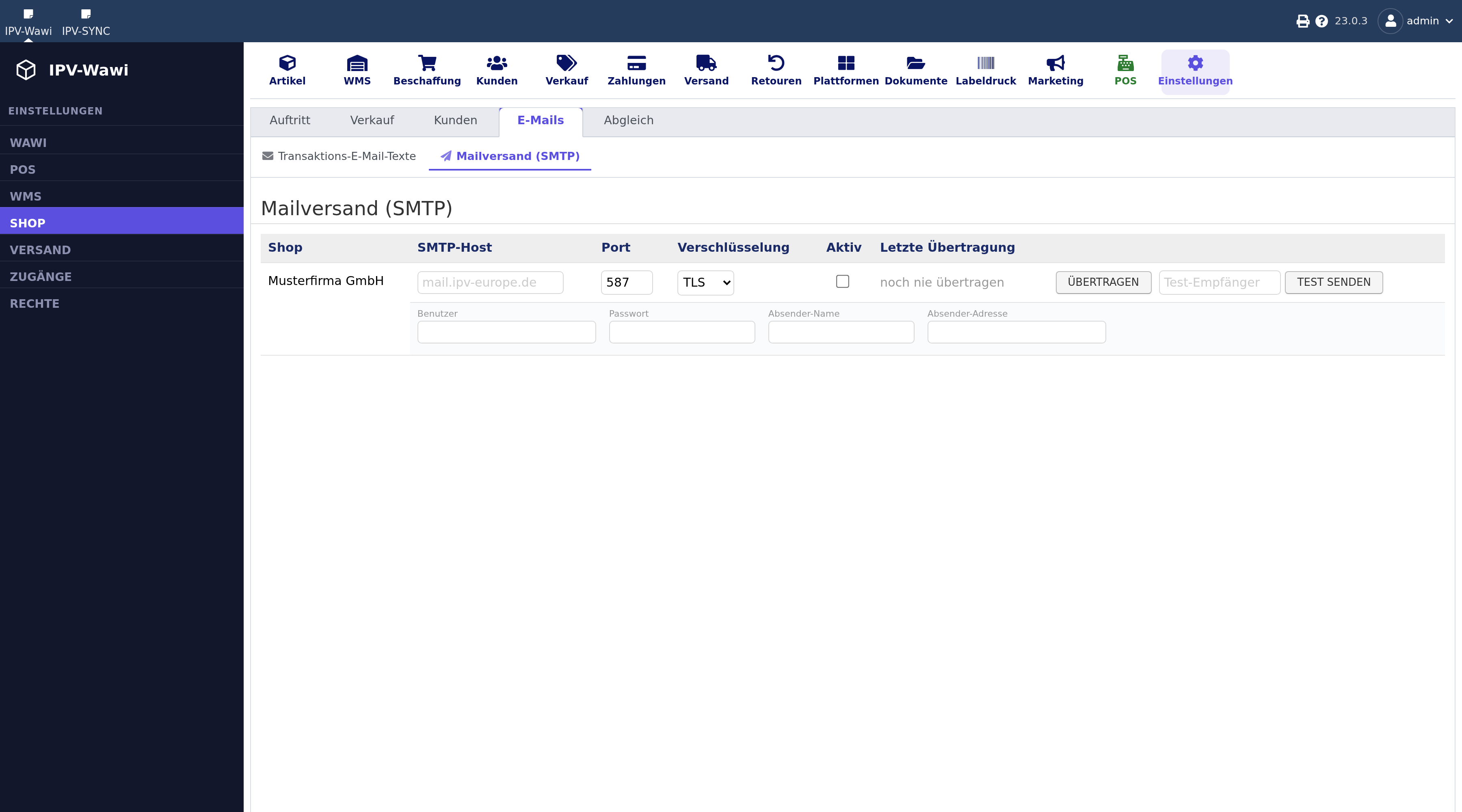einst-mail-smtp